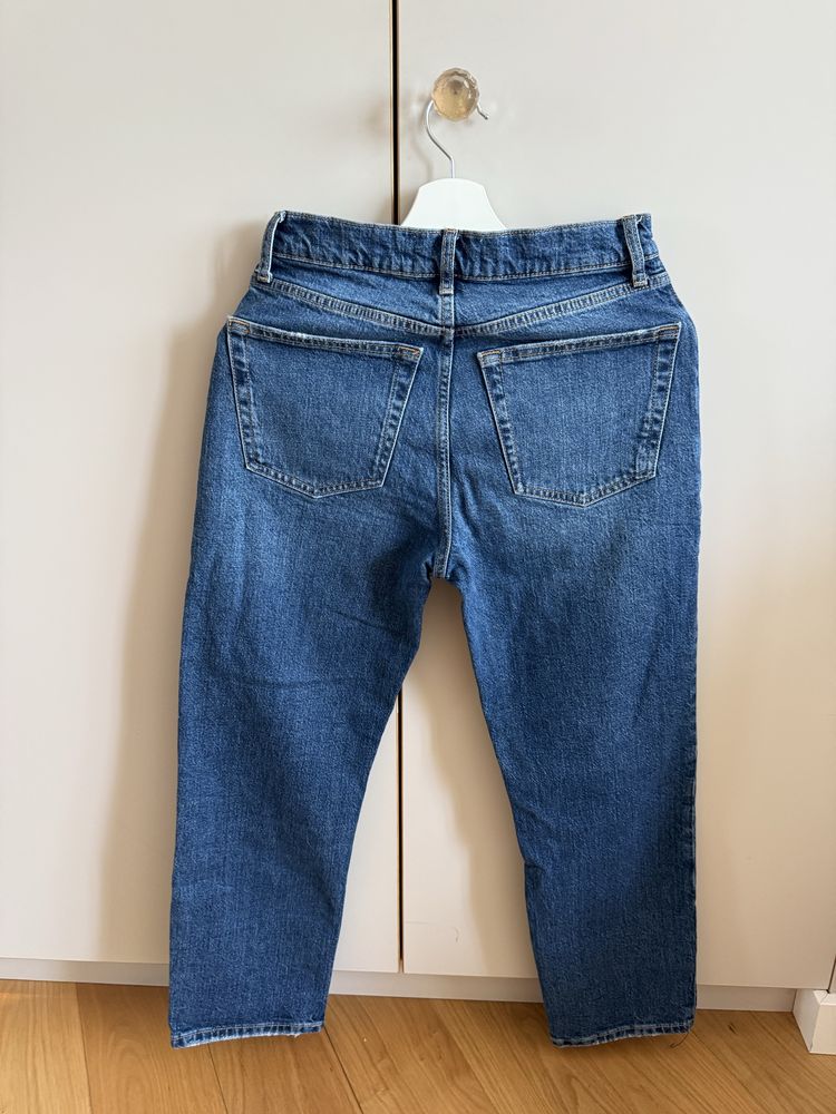 Zara Mom Jeans с камъчета