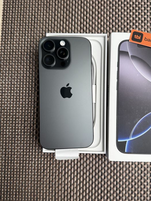 НОВ!iPhone 16 pro*ЛИЗИНГ*68лв/м Black айфон 16 про 128GB