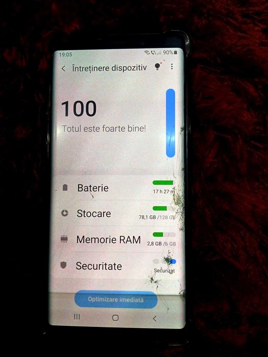 Samsung Galaxy Note 9,128GB Dual Sim 4G Midnight Black,USB tip-C