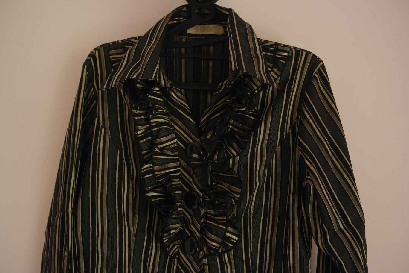 Кофта,  женская рубашка с золотыми полосами BOBA 46-48 размер
