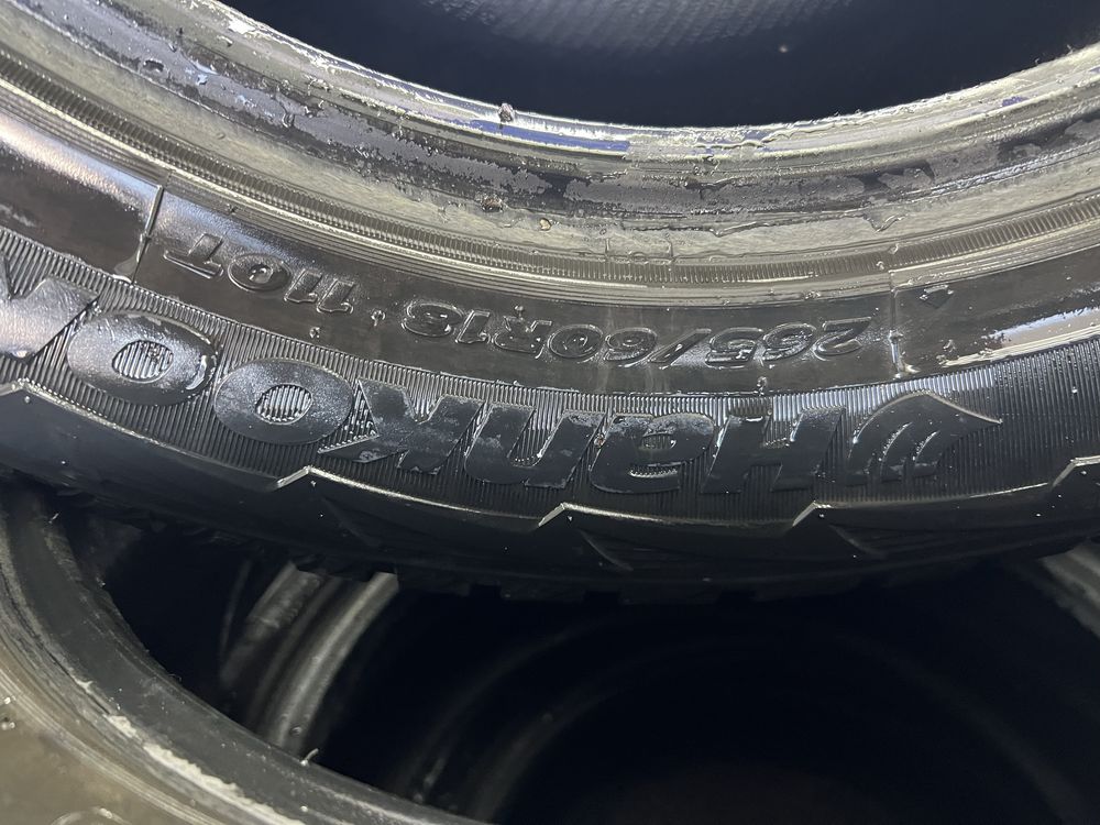 Шины Hankook в хорошем состоянии.