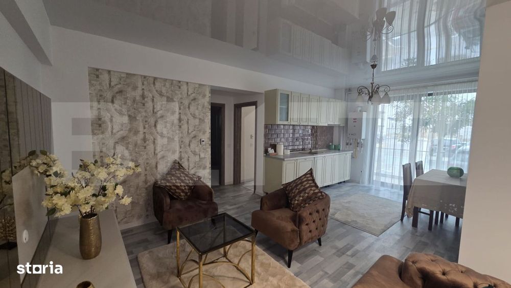 Apartament 3 camere, 71 mp, mobilat si utilat- Exterior Est, zona Magn