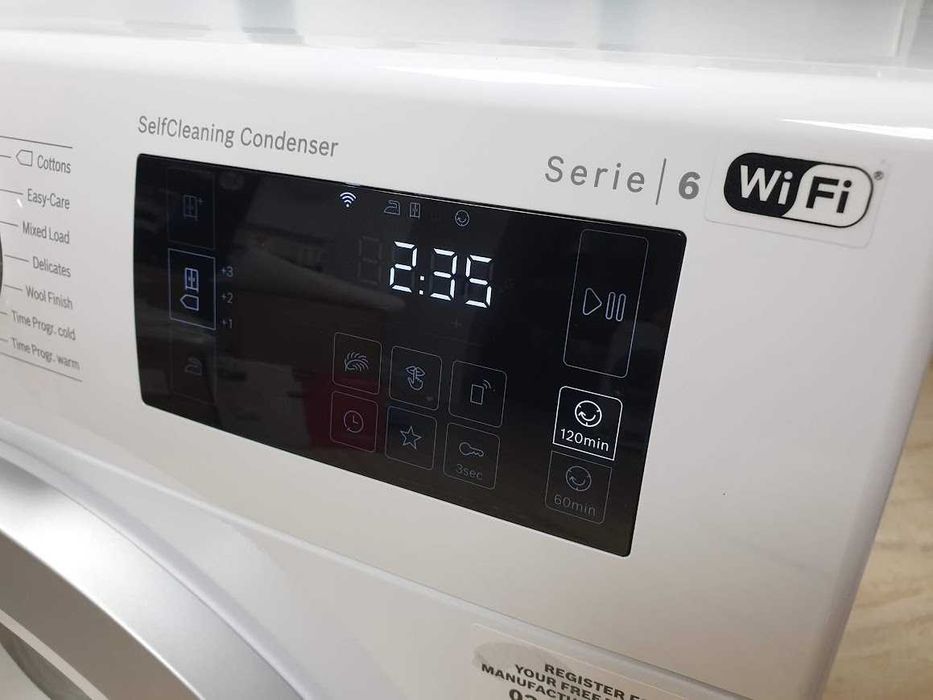 9кг - WiFi - Touch-Control Сушилня Bosch Термопомпа 12м Гаранция Бош