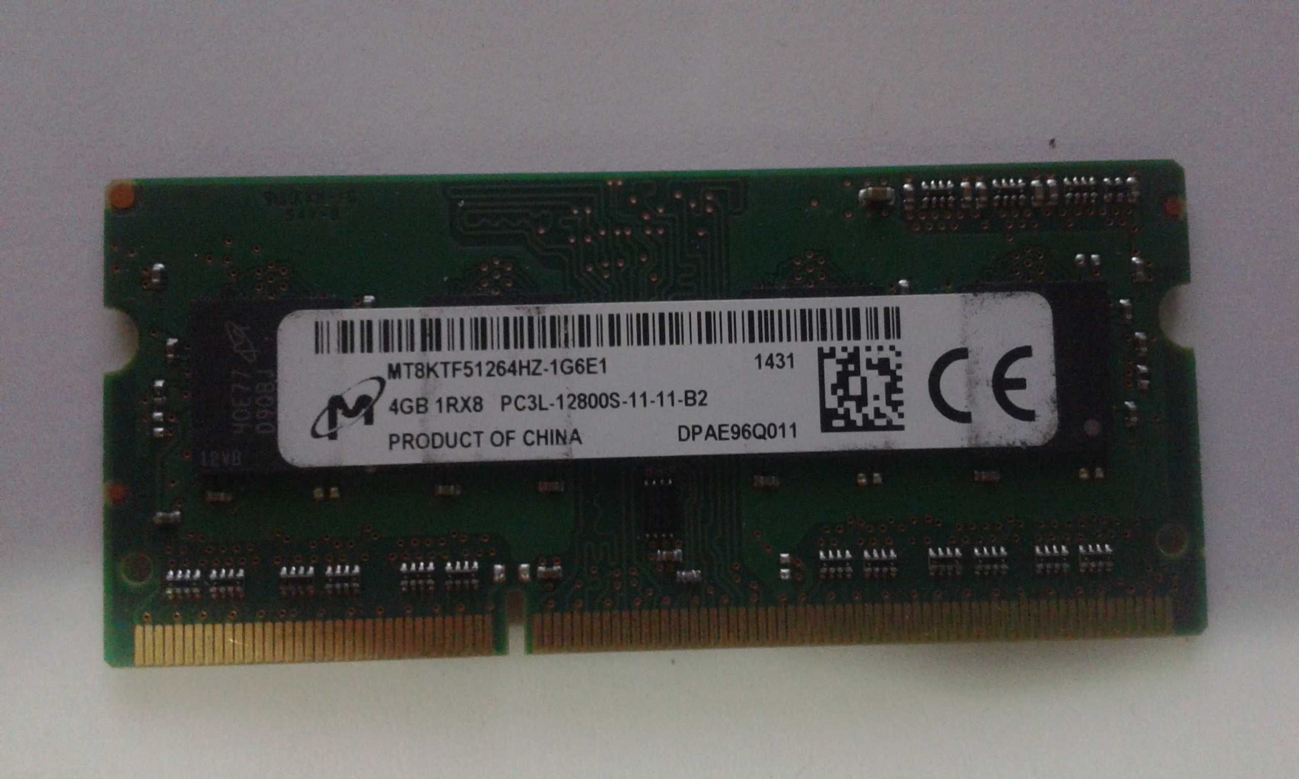 Продам ОЗУ MT 4GB 1Rx8 DDR3  (12800). 7000 тг.