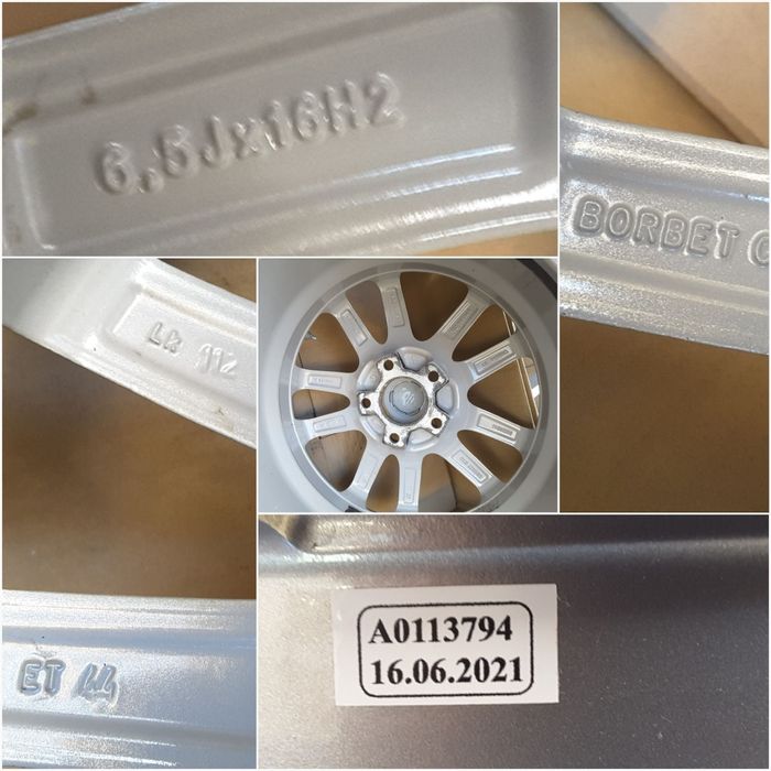 jante aliaj 16; 5x112; Vw Golf 5, 6, 7, Caddy,Touran, Jetta, Sportsvan