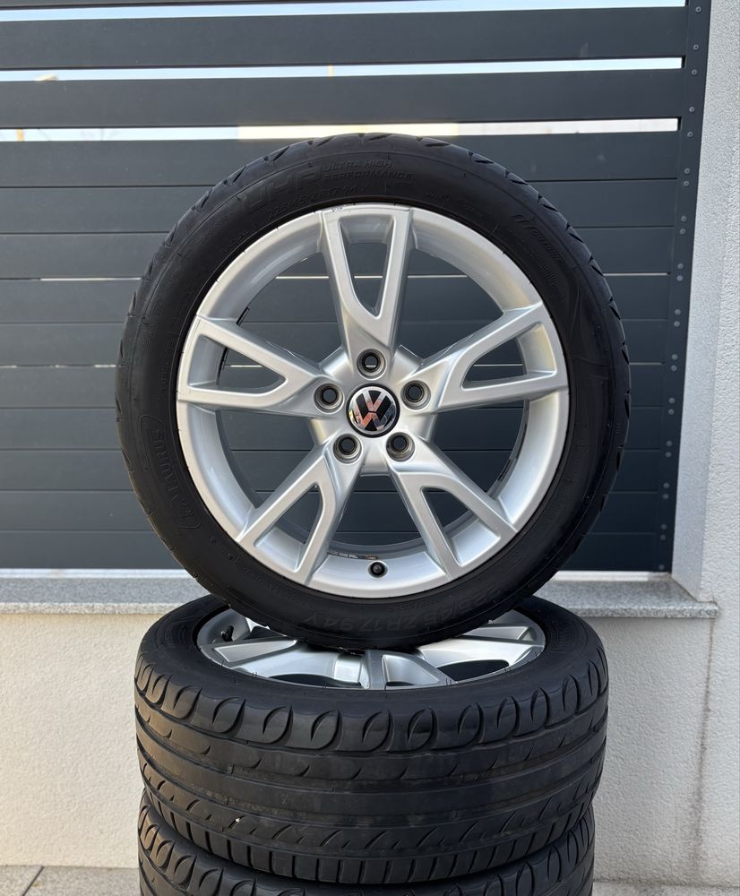 Set roti jante aliaj r17 5x112 225/45r17 vw skoda Golf Passat Octavia