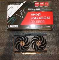 Placa Video AMD Saphire RX 6600 Pulse  8Gb DDR6 Noua - Garantie 3 Ani