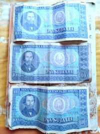 Vând banii de 100 lei din 1966