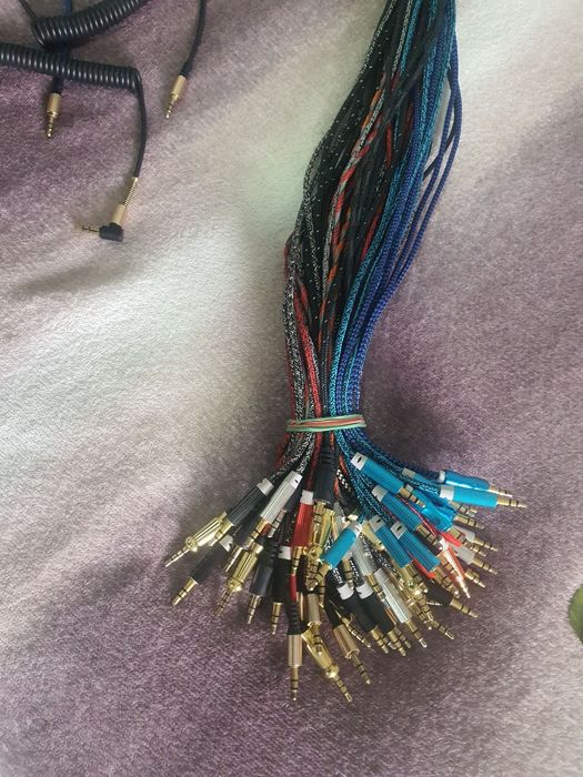 Auks kabellar bor har xil turidan bor, optomga ham bor, aux kabel,кабе