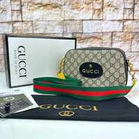 Дамска чанта Gucci Neo Vintage, 100% естествена кожа