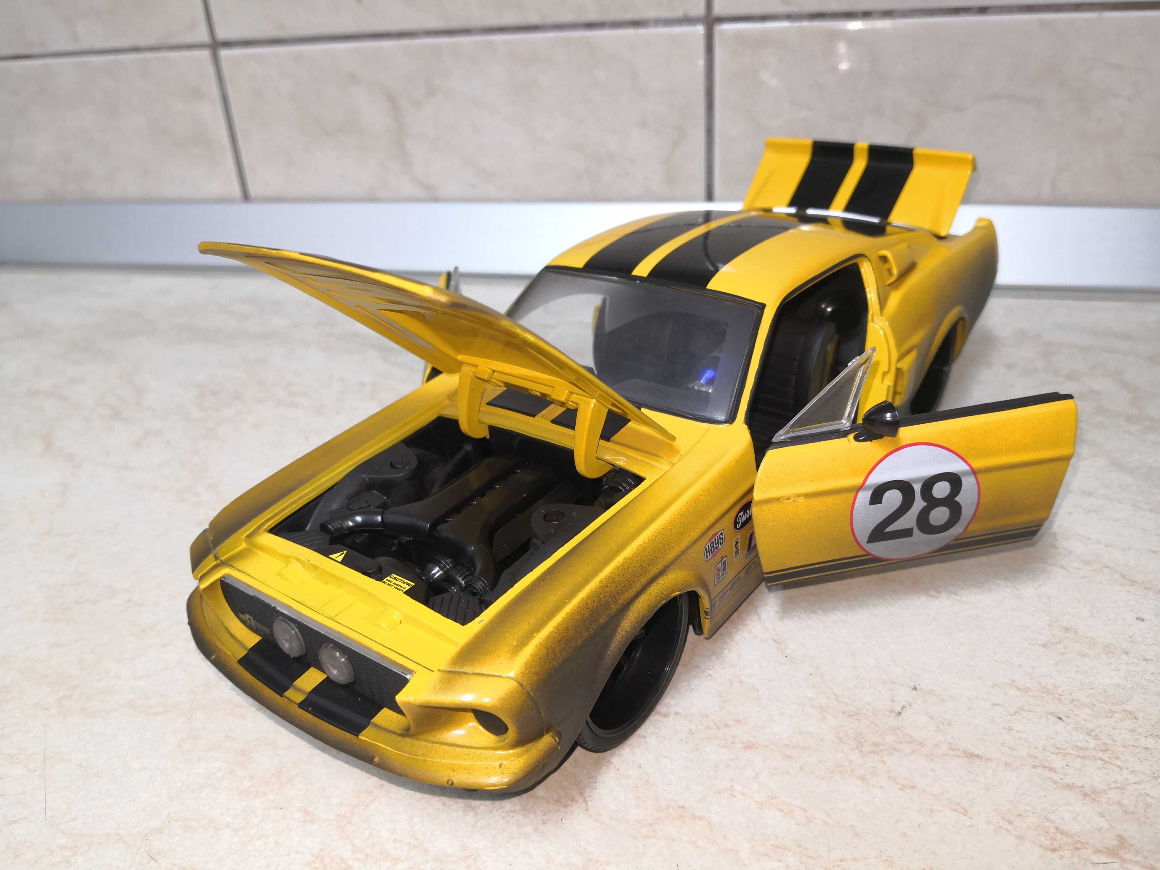 Macheta auto Shelby GT 500 KR 1967, scara 1:18, Jada