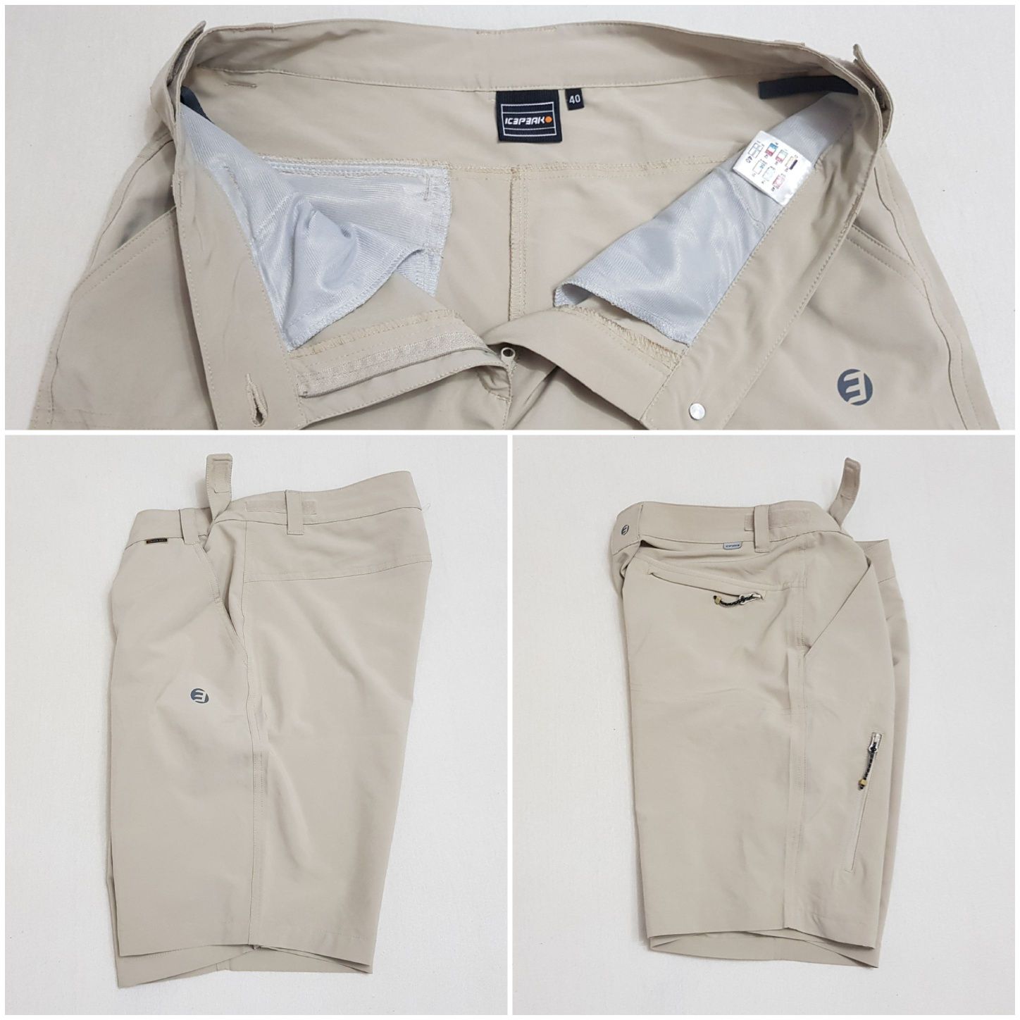 Pantaloni scurți tehnici ICEPEAK QuickDry Stretch, munte, bike, Nr.40