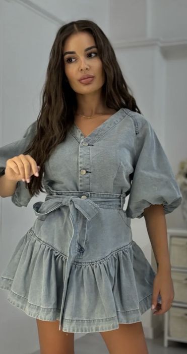 Дамски дънков комплект fashion house