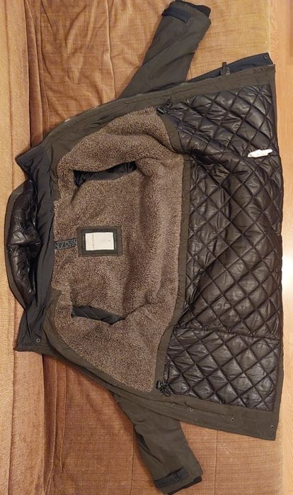 Geaca de iarna-LCW Casual-Marimea S-Velvet Verde Inchis