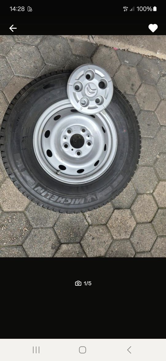Jante Roti Ford Transit 235 65 16. C.  225 75 16C Continental Michelin