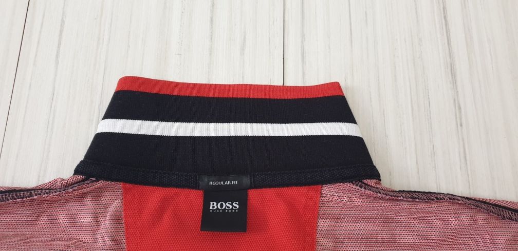 Hugo Boss Paddy 2 Pique Cotton Mens Size L ОРИГИНАЛ! Мъжка Тениска!