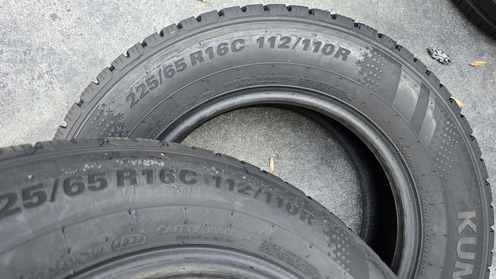 2 anvelope iarnă Khumo 225/65/16 C dot 2023