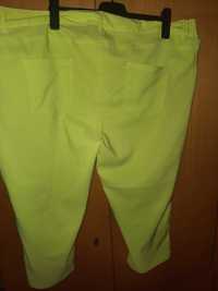 Макси 7/8 панталон в електриково зелено. 5XL размер