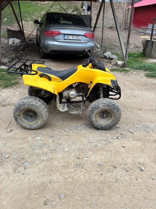 ATV 125 cc 15cp cu carburator nou 3+1 viteze semiautomat , roti 8 inch