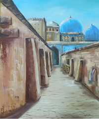 Авторская картина " Старинный город Туркестан "