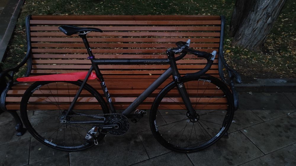 Fixed gear почти фул карбон