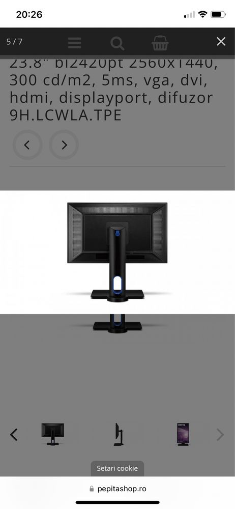 Monitor Benq ips designer 23.8