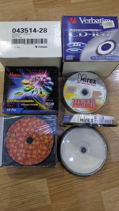 Cd CD-RW Blu-ray Bdr