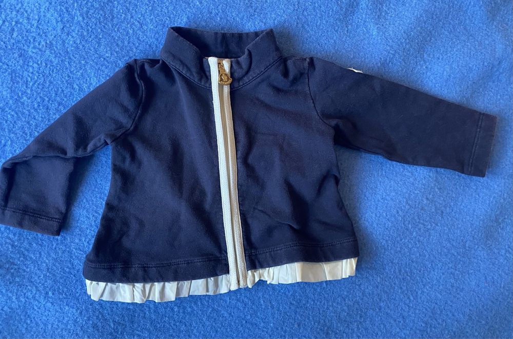 Бебешки суитшърт (жилетка) Moncler размер 76