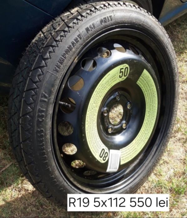 Rezervă slim Audi 5x112 R19 și R20