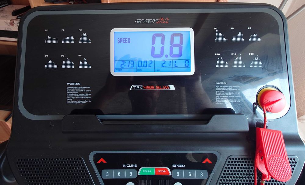 Banda de alergare electrica Everfit TFK 455 SLIM