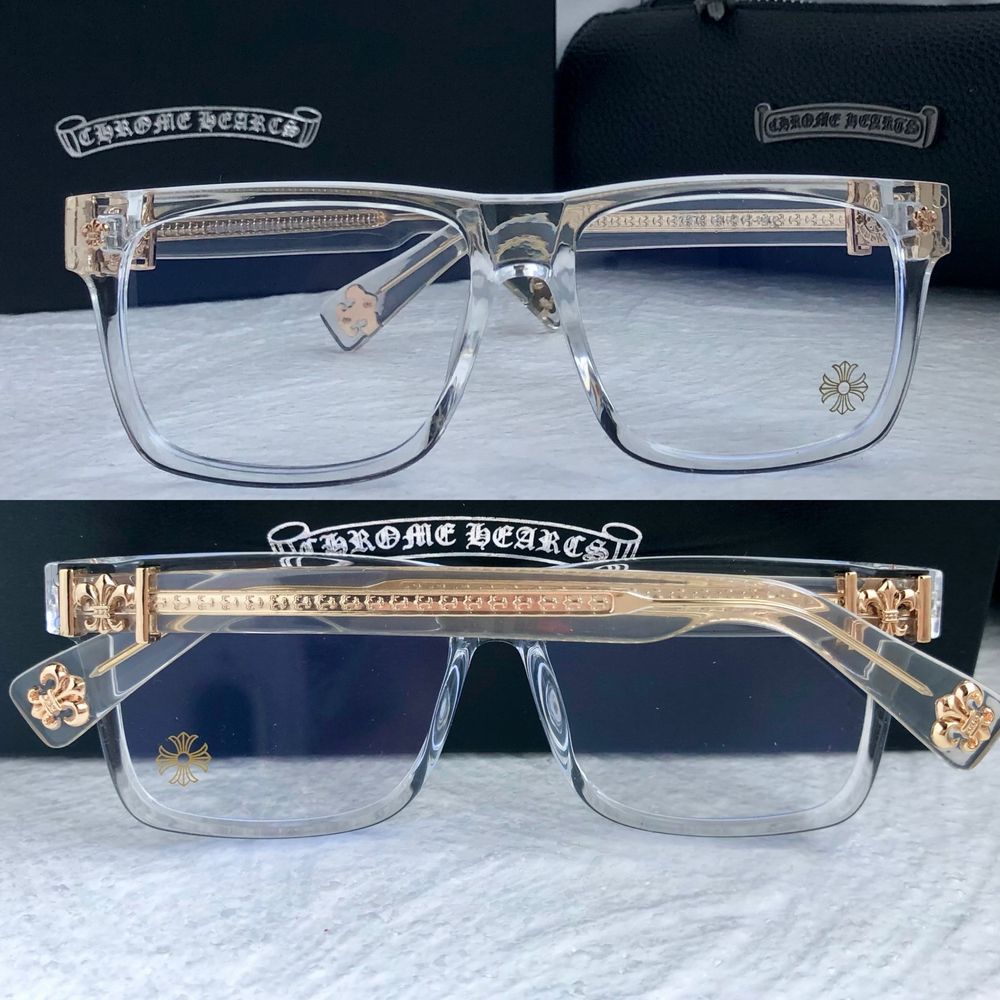 Очила за компютър Диоптрични рамки прозрачни слънчеви chrome hearts
