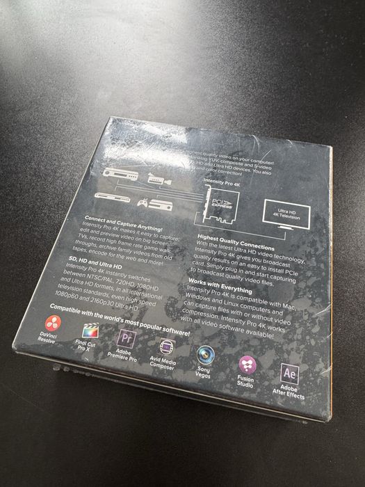 Placă de captură Blackmagic Design Intensity Pro 4K – Nouă, sigilată