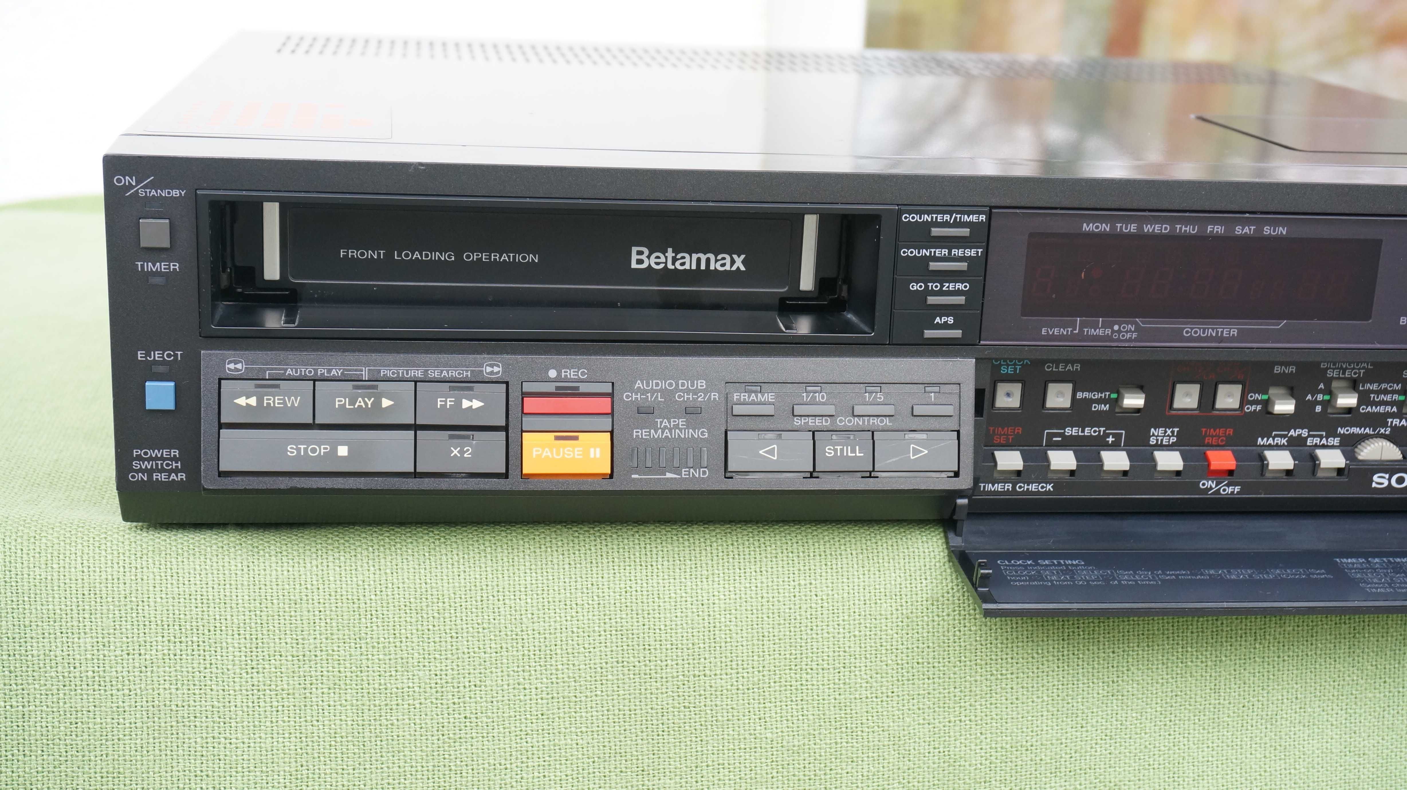 Video recorder betamax SONY SL-C9ES stereo