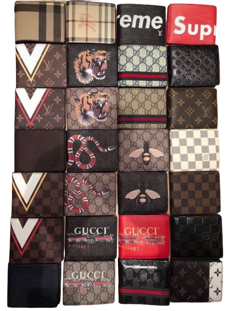 Портмонета от еко кожа Gucci , LV , Burberry