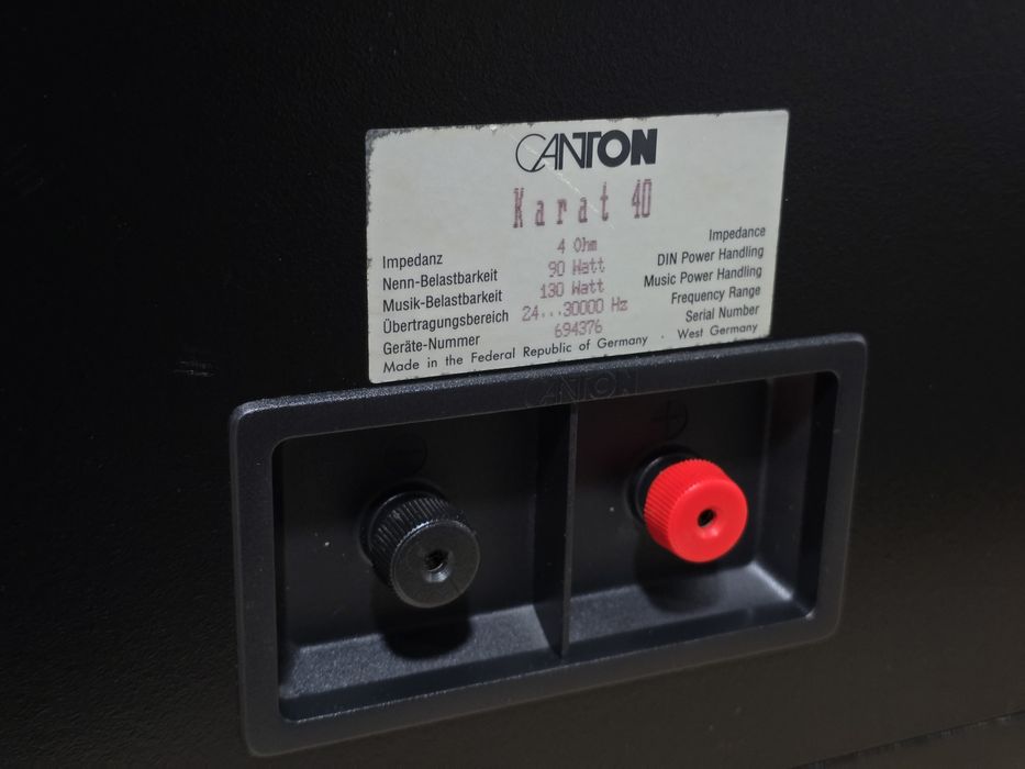 Boxe CANTON karat 40, hifi 3 cai, 24-30000hz ,90-130w, 4 ohm