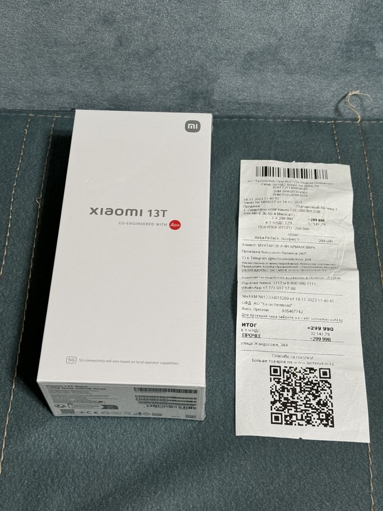 Новый запечатонный Xioami 13T 256 gb Ram 12 5G