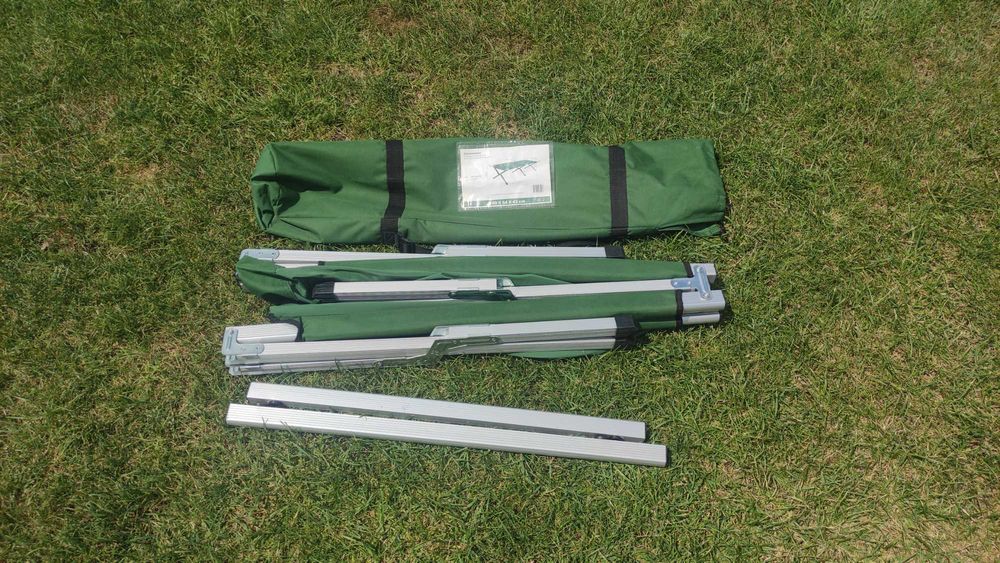 Pat pliant din aluminiu