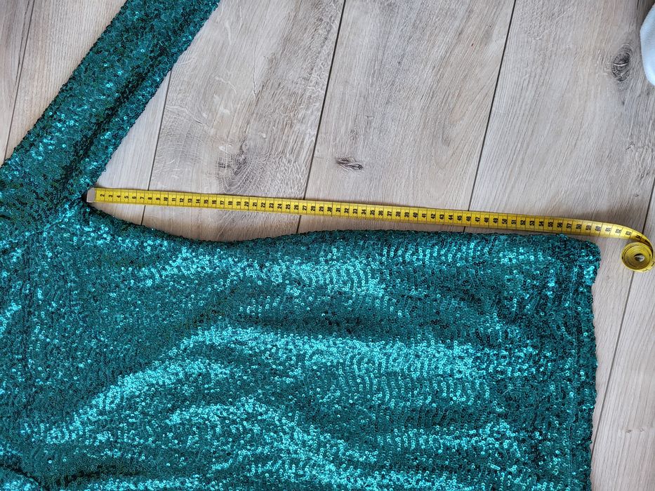 Rochie turcoaz cu paiete