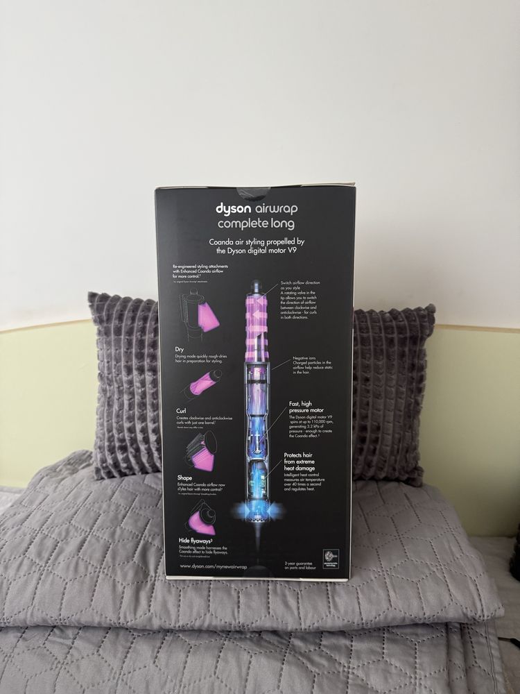 Маша за коса Dyson Airwrap Complete Long Multistyler Curl , розова