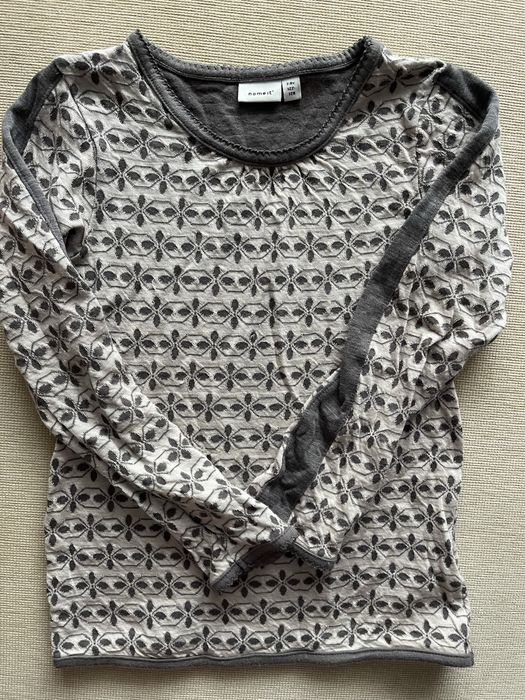 Детска блуза Name it 100% мерино