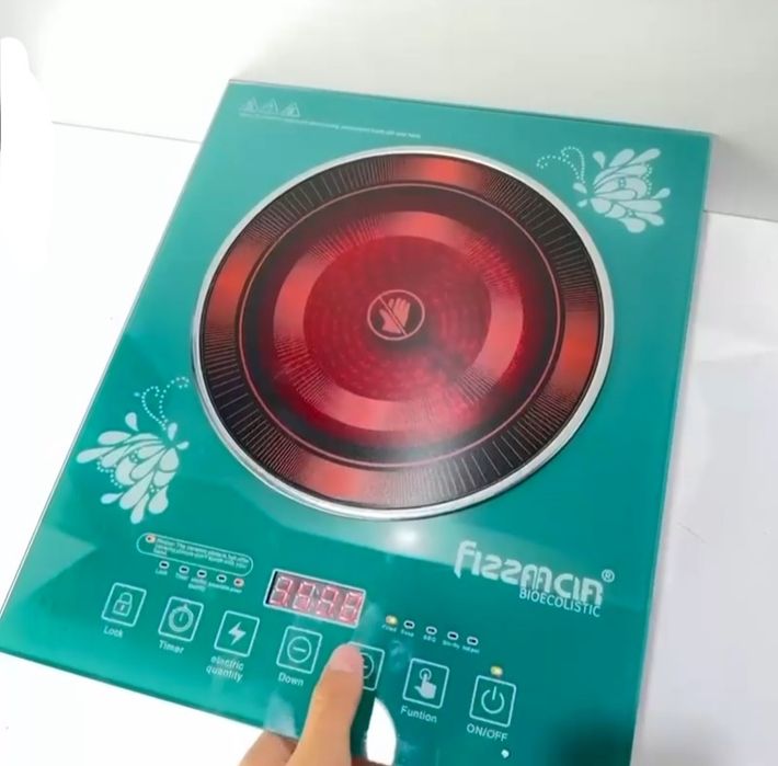 Fissman настольная электрическая плита. Сенсорные электрическая плита