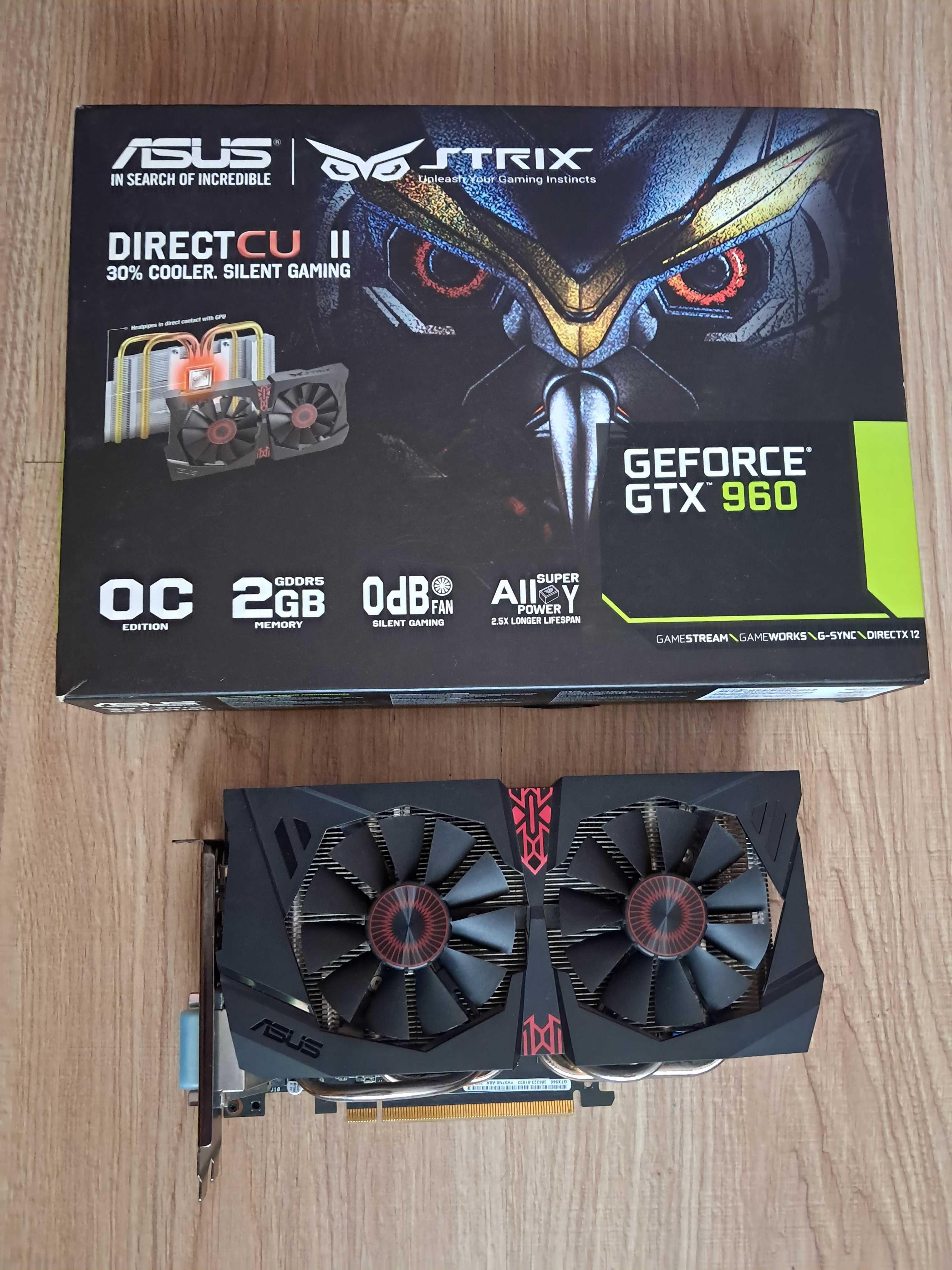 ASUS GeForce GTX 960 DirectCU II OC 2GB GDDR5 128bit