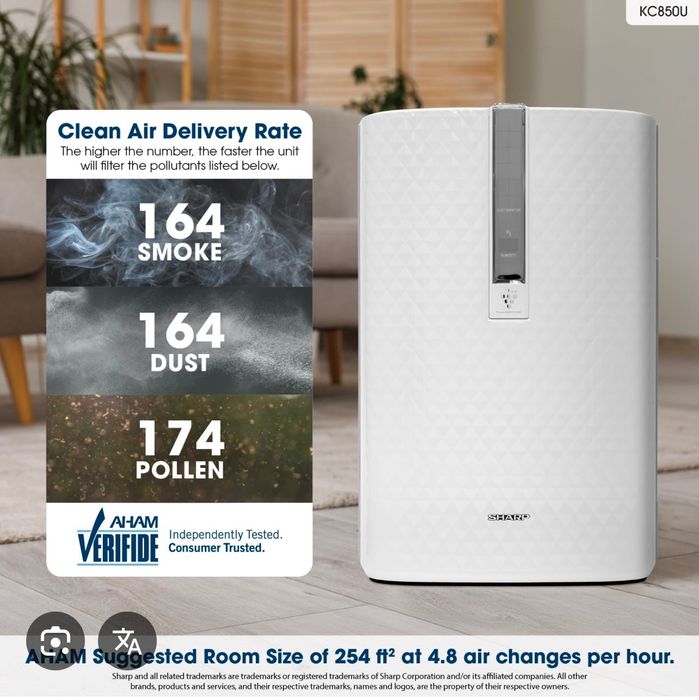 Очиститель-увлажнитель воздуха Sharp