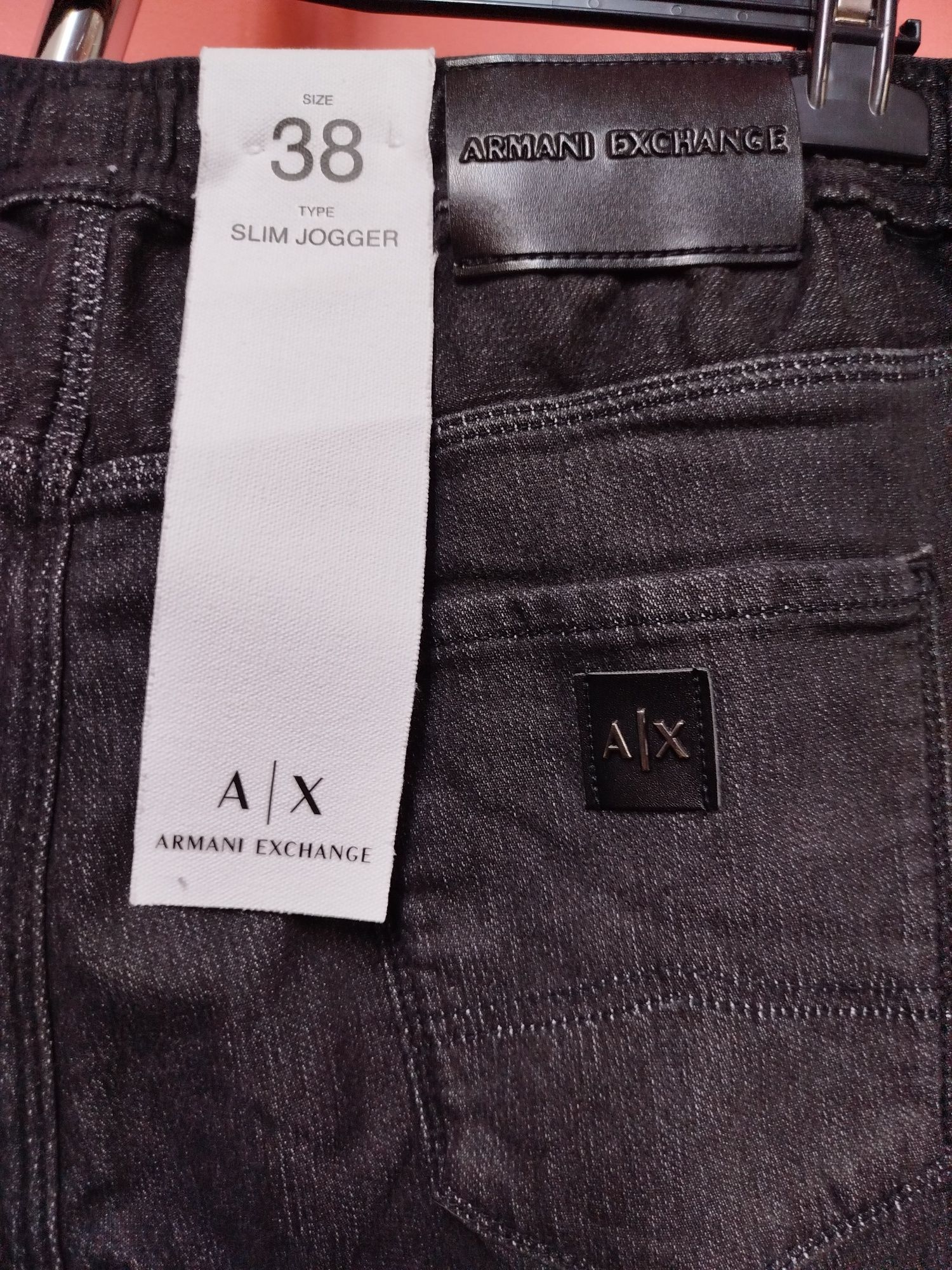Оригинално долнище дънки Armani Exchange W38 W40 ново мъжко