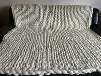 Vand patura 100% merinos tricotata manual
