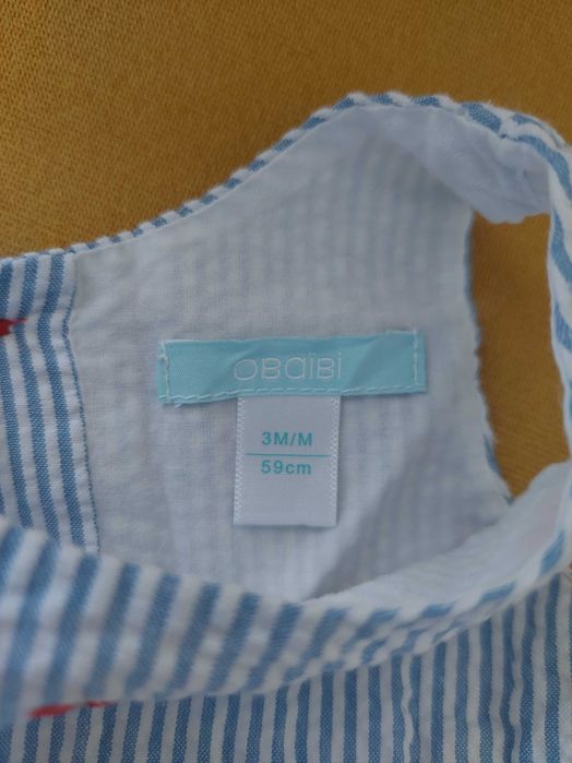 Роклички за бебе от 0-3 м. 59см. Obaibi