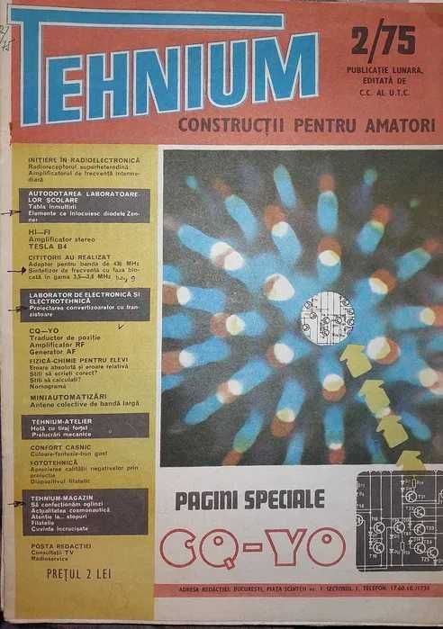Colectie reviste Tehnium 1971 - 1992