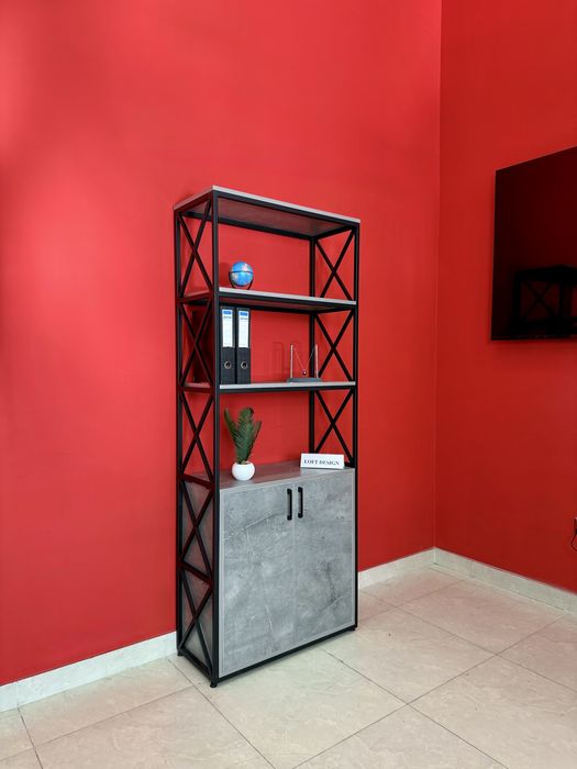 Стеллаж Zavoddan brinchi qo’ldan Loft shkaf va stellajlar ofis Офисный