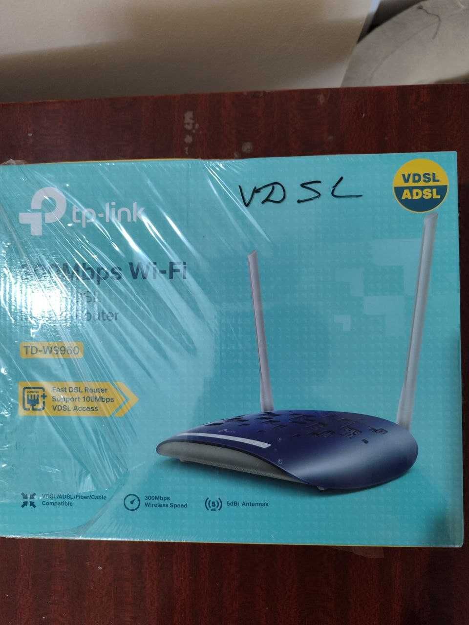 TP-Link TD-W9960 Wi-fi N300 роутер с ADSL VDSL модемом