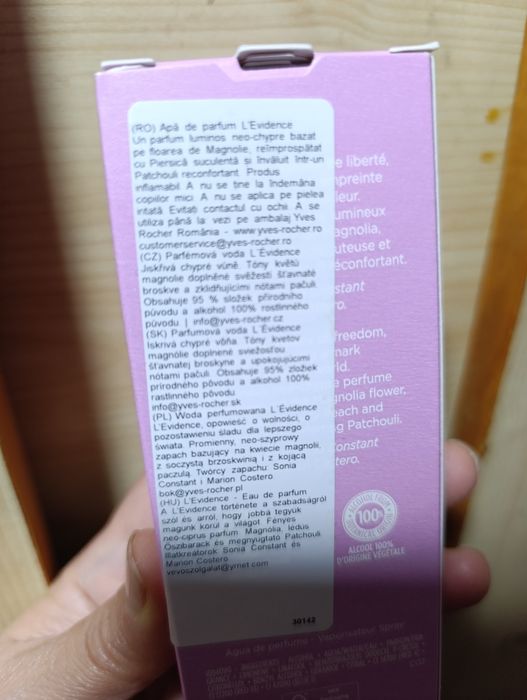 L'Evidence, Yves Rocher, 50 ml